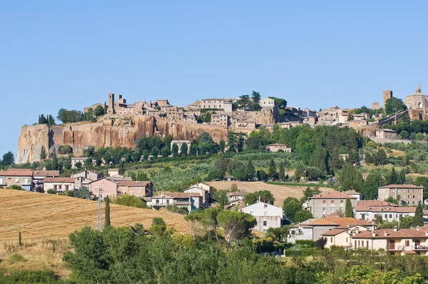 orvieto panoramik manzaralı. Umbria. İtalya.