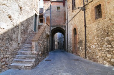 alleyway. Narni. Umbria. İtalya.
