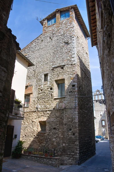 Kaptan kuleye. Narni. Umbria. İtalya. — Stok fotoğraf