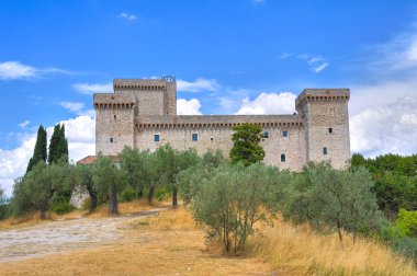 Albornoz Kalesi. Narni. Umbria. İtalya.