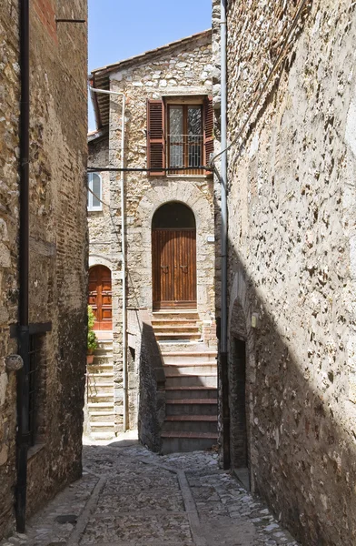 Vicolo. Narni. Umbria. Italia . — Foto Stock