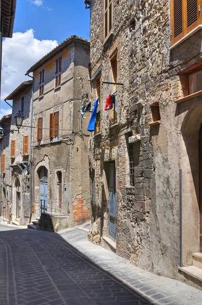 Para o beco. Narni. Úmbria. Itália . — Fotografia de Stock