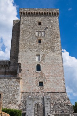 Albornoz Kalesi. Narni. Umbria. İtalya.