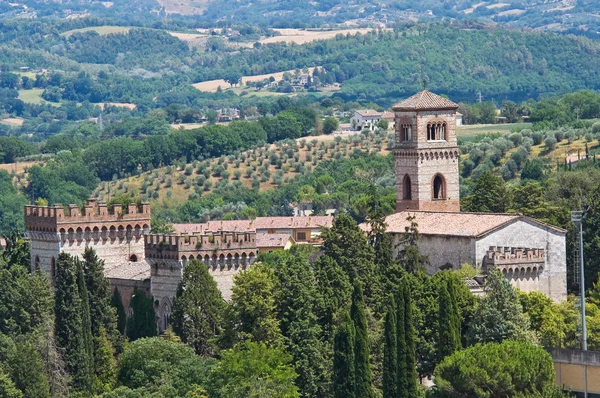 Hrad svatého girolamo. Narni. Umbrie. Itálie. — Stock fotografie