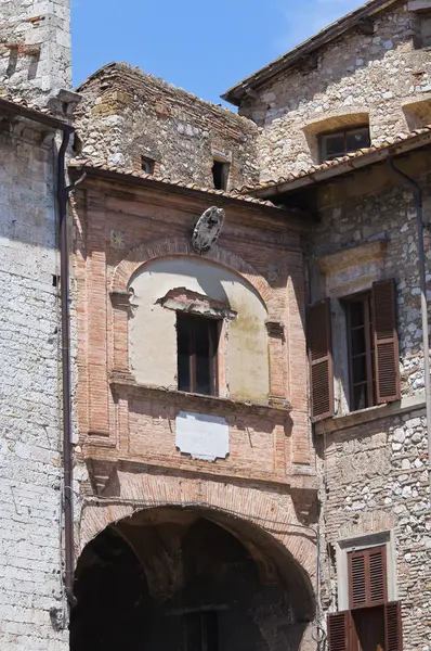 Vicolo. Narni. Umbria. Italia . — Foto Stock