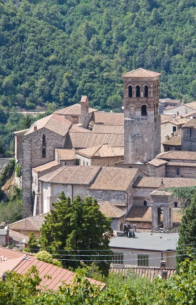 Panoramatický pohled na narni. Umbrie. Itálie. — Stock fotografie