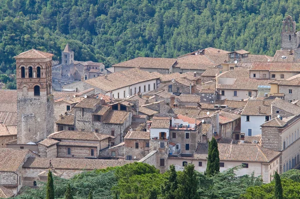 Panoramatický pohled na narni. Umbrie. Itálie. — Stock fotografie