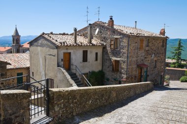 alleyway. Torre alfina. Lazio. İtalya.