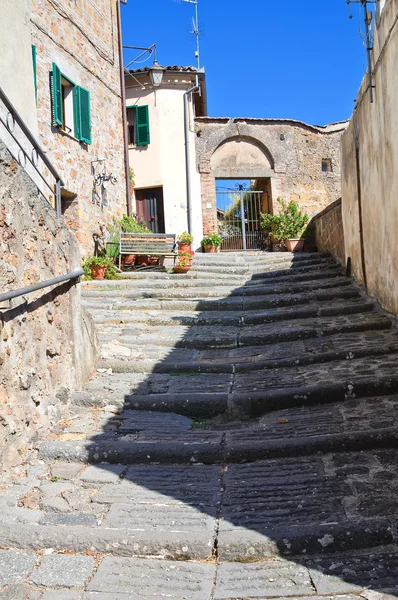 Une ruelle. Acquapendente. Latium. Italie . — Photo