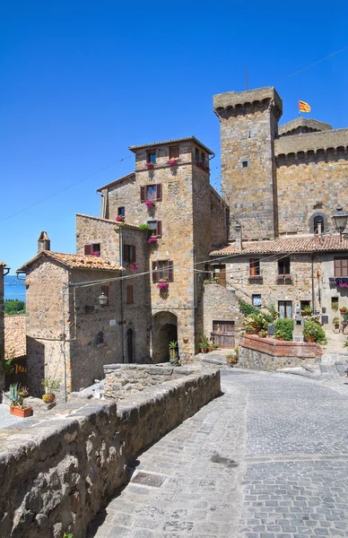 Gränd. Bolsena. Lazio. Italien. — Stockfoto