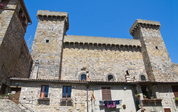 Slottet av bolsena. Lazio. Italien. — Stockfoto