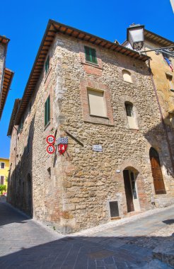 alleyway. San gemini. Umbria. İtalya.