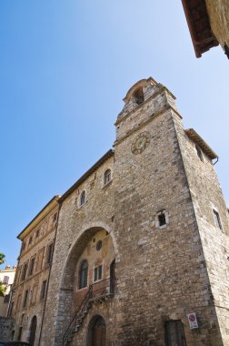 Pretorio Sarayı. San gemini. Umbria. İtalya.