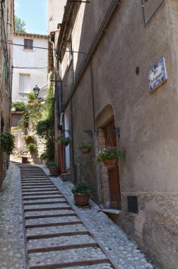 alleyway. Amelia. Umbria. İtalya.