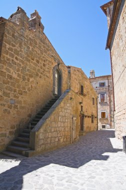 alleyway. Civita di bagnoregio. Lazio. İtalya.