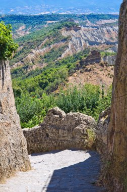 alleyway. Civita di bagnoregio. Lazio. İtalya.