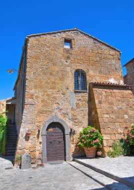 alleyway. Civita di bagnoregio. Lazio. İtalya.