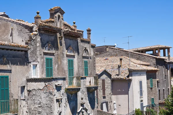 Panoramautsikt över montefiascone. Lazio. Italien. — Stockfoto