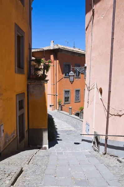 Une ruelle. Montefiascone. Latium. Italie . — Photo
