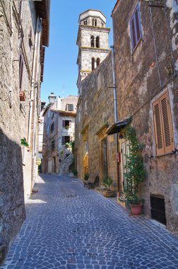 alleyway. Ronciglione. Lazio. İtalya.