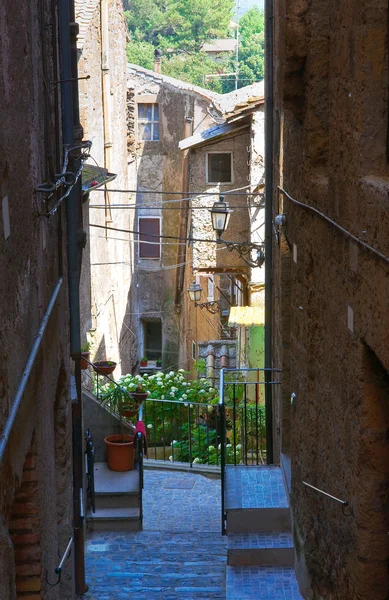 Callejuela. Capranica. Lazio. Italia . —  Fotos de Stock