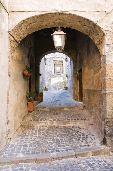 Para o beco. Ronciglione. Lazio. Itália . — Fotografia de Stock