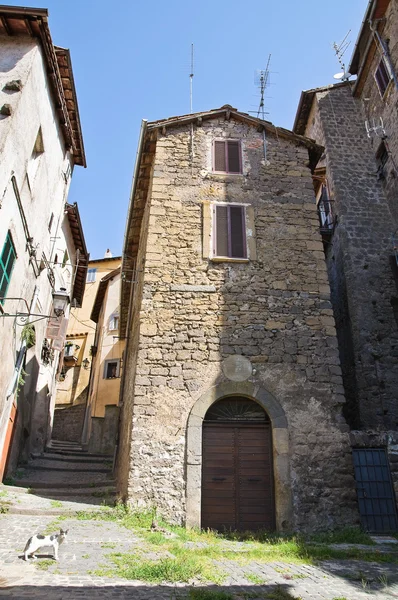 Alleyway. Ronciglione. Lazio. Italy. — Stock Photo, Image