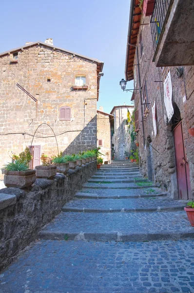 Alleyway. Ronciglione. Lazio. Italy. — Stock Photo, Image