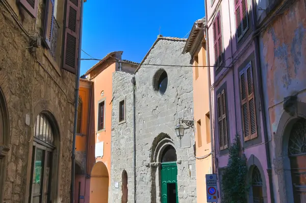 Alleyway. Montefiascone. Lazio. Italy. — Stock Photo, Image