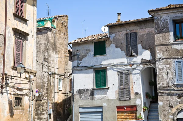 Alleyway. Capranica. Lazio. Italy. — Stock Photo, Image