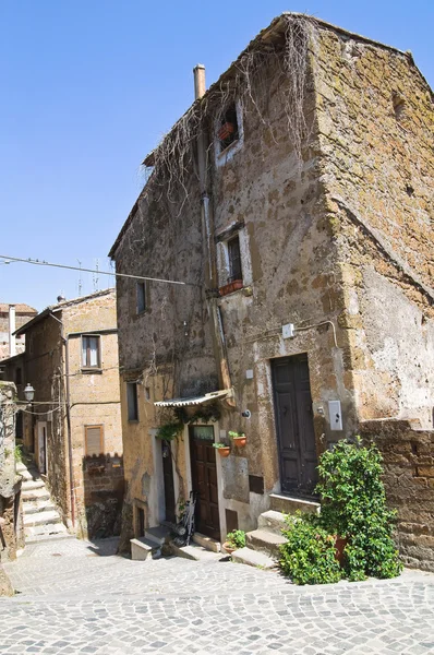 Gasse. Capranica. Latium. Italien. — Stockfoto