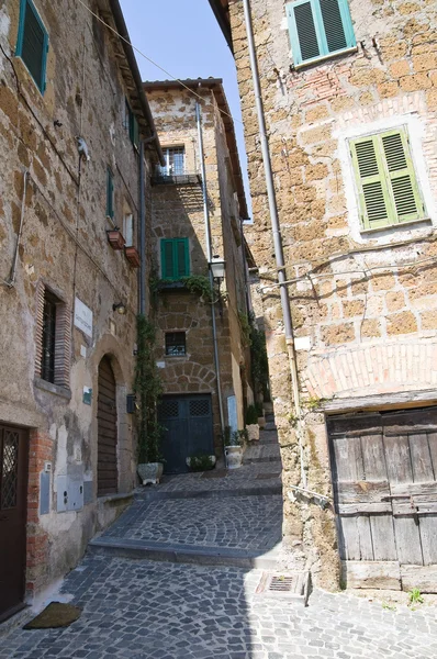 Alleyway. Capranica. Lazio. İtalya. — Stok fotoğraf