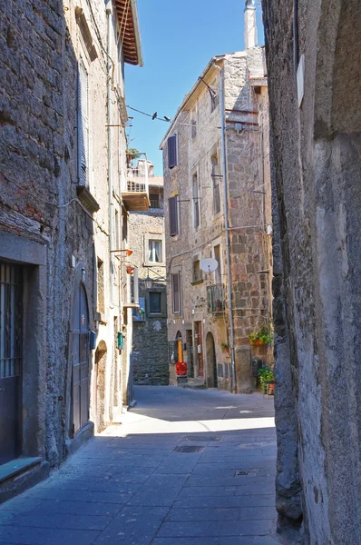 Gasse. bagnaia. Latium. Italien. — Stockfoto