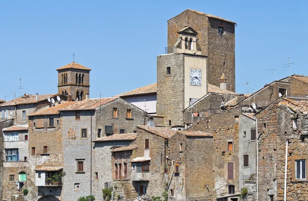 Panoramatický pohled na vitorchiano. Lazio. Itálie. — Stock fotografie