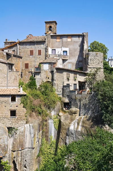 Vista panoramica di Vitorchiano. Lazio. Italia . — Foto Stock