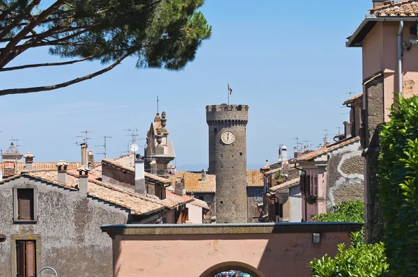 Vista panorámica de Bagnaia. Lazio. Italia . —  Fotos de Stock