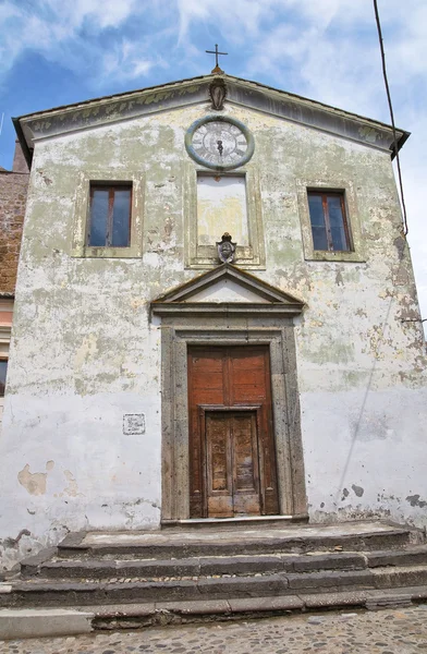 Kerk van ss nome di Gesù '. Calcata (VT). Lazio. Italië. — Stockfoto