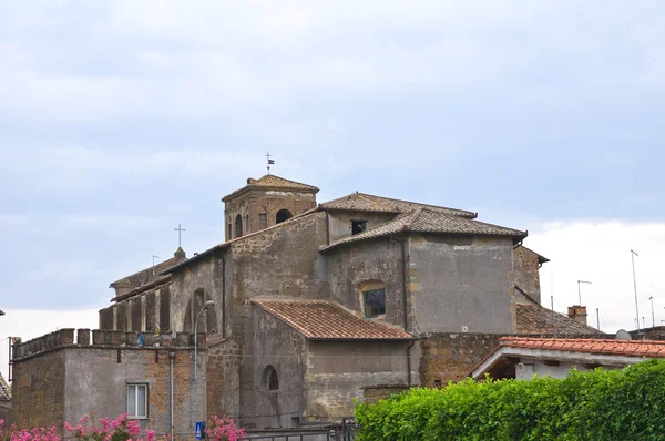 Katedralen i nepi. Lazio. Italien. — Stockfoto