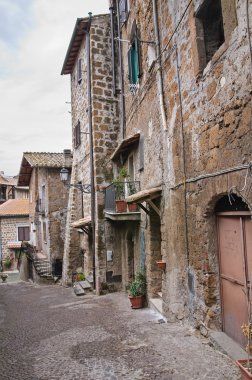 alleyway. Sutri. Lazio. İtalya.