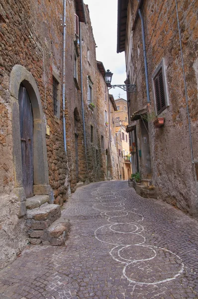 Alleyway. Sutri. Lazio. Italy. — Stock Photo, Image