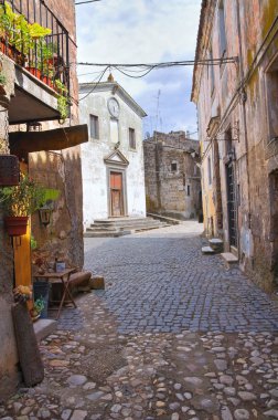 alleyway. Calcata. Lazio. İtalya.