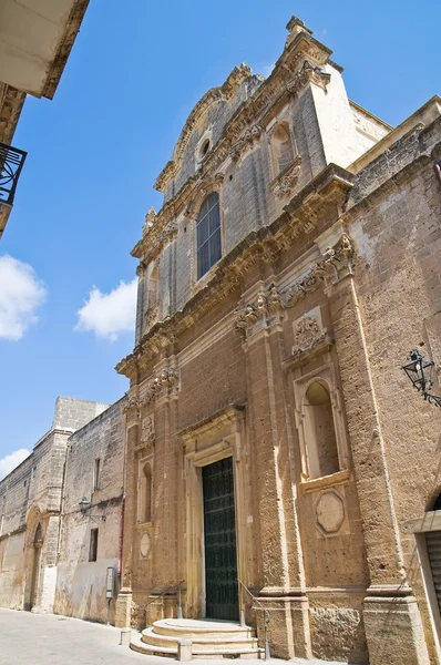 Église de Sainte-Chiara. C'est vrai. Pouilles. Italie . — Photo