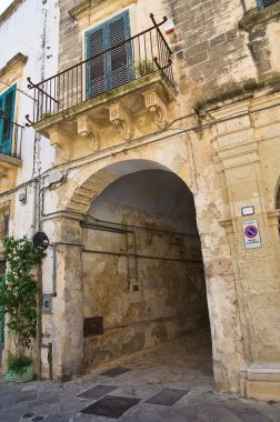 tarihi Saray. Galatina. Puglia. İtalya.