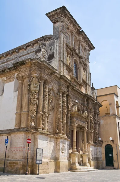 Kirche des hl. Domenico. nardò. Apulien. Italien. — Stockfoto