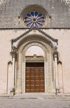 Aziz caterina Bazilikası. Galatina. Puglia. İtalya.