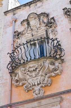 scrimieri Sarayı. Galatina. Puglia. İtalya.