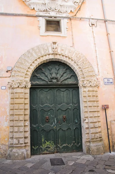 Palazzo Scrimieri. Galatina. Puglia. Italia . — Foto Stock