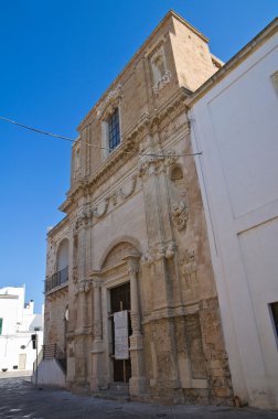st. chiara Kilisesi. Copertino. Puglia. İtalya.