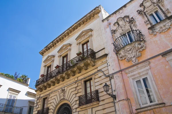 Folyosóját. Galatina. Puglia. Olaszország. — Stock Fotó