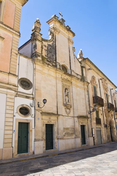 Kyrkan av madonna addolorata. Galatina. Puglia. Italien. — Stockfoto